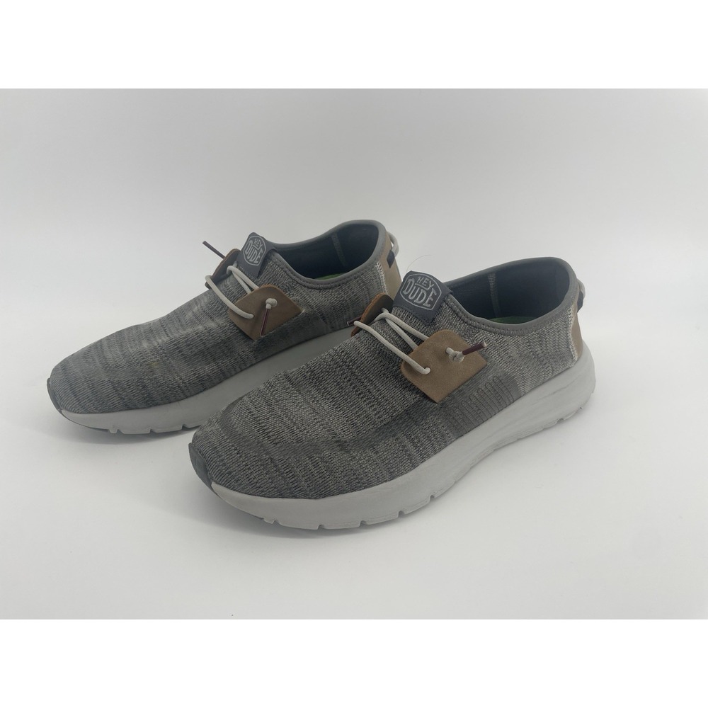 Hey Dude Sirocco Men's Shoes - Grey Mix Medium - Size 13 - Picture 2 of 8